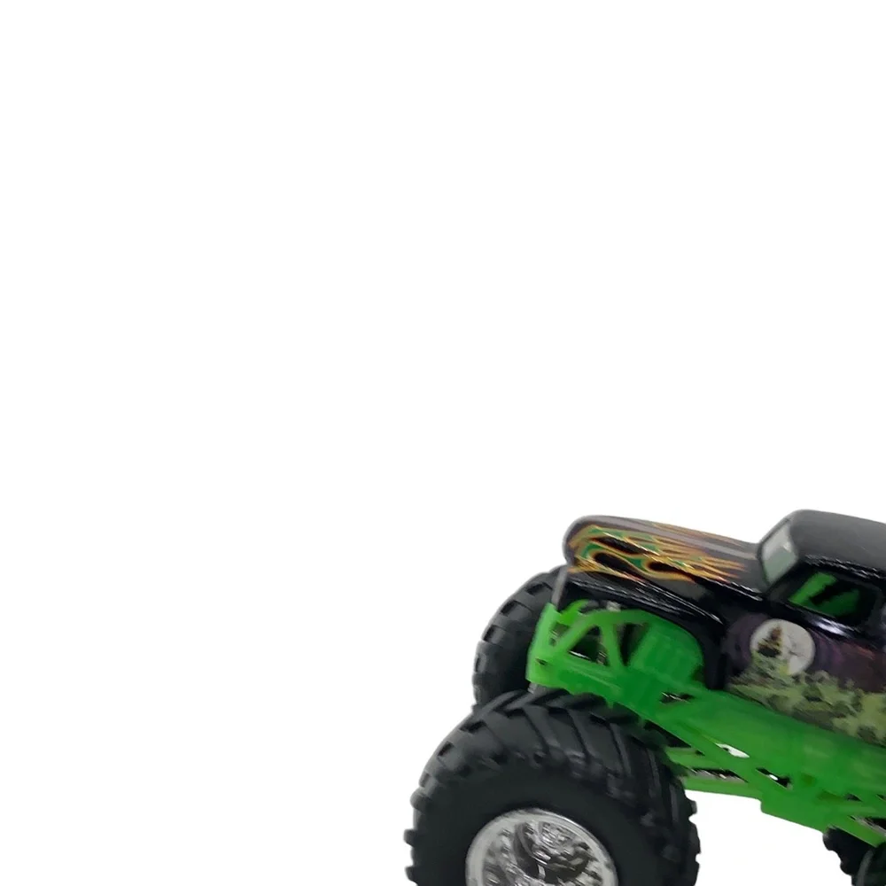 HOT WHEELS 2009 Grave Digger Monster Jam Toy Vehicle PARTS & Purple Race Car